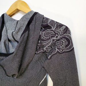 Women's Athleta Activewear Hoodie, Paisley, Small